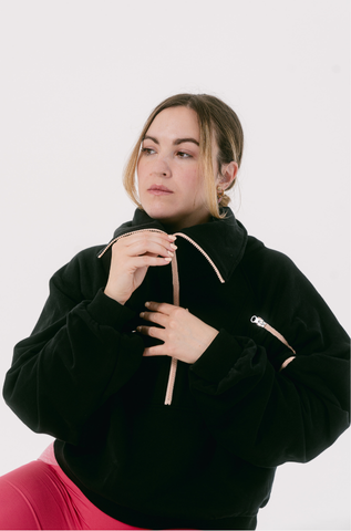 Starlight Sweat - Ebony/Blush