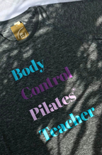 BODY CONTROL PILATES UNISEX T-Shirt Grey/Multi