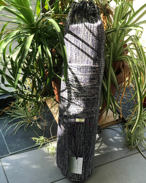Luxurious brocade yoga mat bag