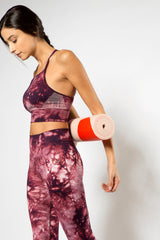 model with yoga mat wearing The Front of Class Bundle 