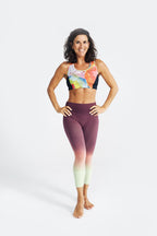 full image front view of Sunrise Capri Leggings