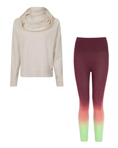 Home Yogi leggings + snuggly sweat