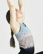 Chic Calm Yoga Tank Lady doing yoga