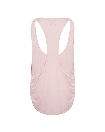 Mindful Vest Dusty Pink back detail